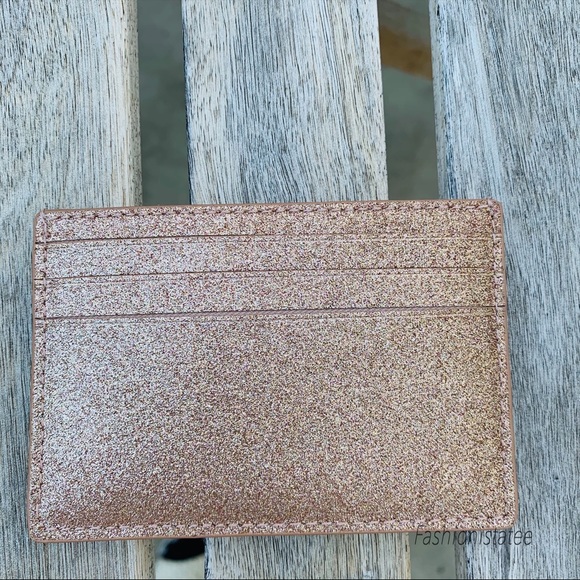 Kate spade Joeley Holiday 2019 card Holder Gold - Picture 2 of 5